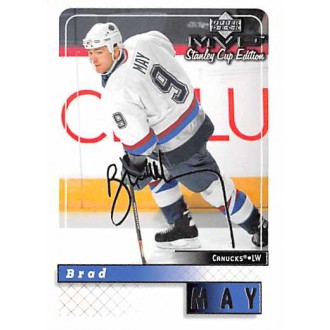 Paralelní karty - May Brad - 1999-00 MVP Stanley Cup Silver Script No.187