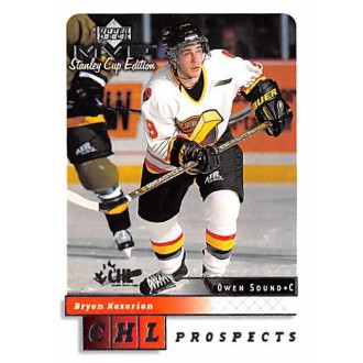 Paralelní karty - Kazarian Bryan - 1999-00 MVP Stanley Cup Silver Script No.208