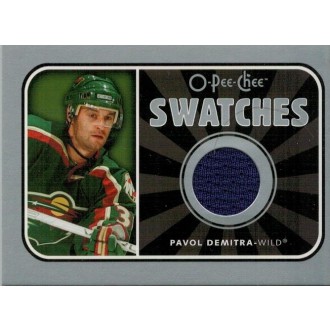 Jersey karty - Demitra Pavol - 2006-07 O-Pee-Chee Swatches No.S-DE