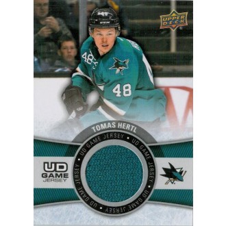 Jersey karty - Hertl Tomáš - 2015-16 Upper Deck Game Jerseys No.GJ-HE