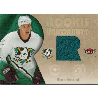 Jersey karty - Getzlaf Ryan - 2005-06 Ultra Rookie Uniformity Jerseys  No.RU-RG