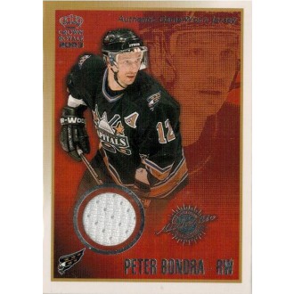 Jersey karty - Bondra Peter - 2002-03 Crown Royale Jerseys No.24