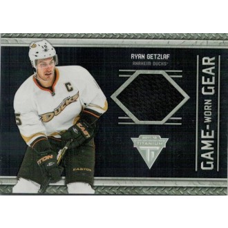 Jersey karty - Getzlaf Ryan - 2011-12 Titanium Game Worn Gear  No.25