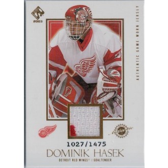 Jersey karty - Hašek Dominik - 2002-03 Private Stock Reserve Retail No.117