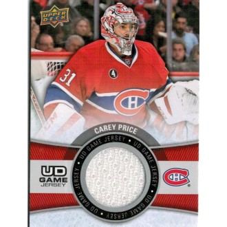 Jersey karty - Price Carey - 2015-16 Upper Deck Game Jerseys No.GJ-CP