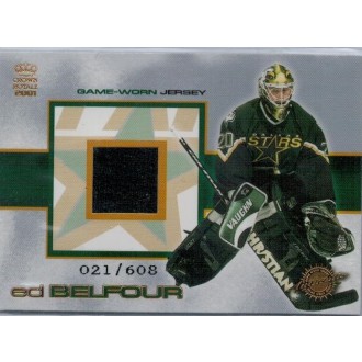 Jersey karty - Belfour Ed - 2000-01 Crown Royale Game-Worn Jerseys  No.7