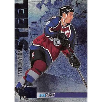 Insertní karty - Sakic Joe - 1995-96 Metal International Steel No.18