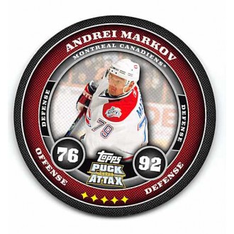 Řadové karty - Markov Andrei - 2009-10 Topps Puck Attax No.101