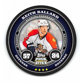 Řadové karty - Ballard Keith - 2009-10 Topps Puck Attax No.80