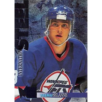 Insertní karty - Selanne Teemu - 1995-96 Metal International Steel No.19