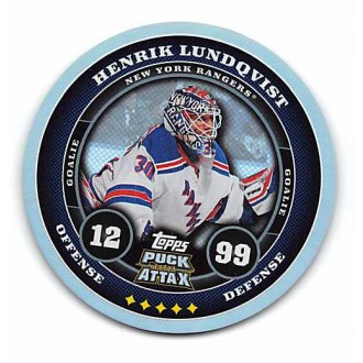 Insertní karty - Lundqvist Henrik - 2009-10 Topps Puck Attax Platinum Starter No.6
