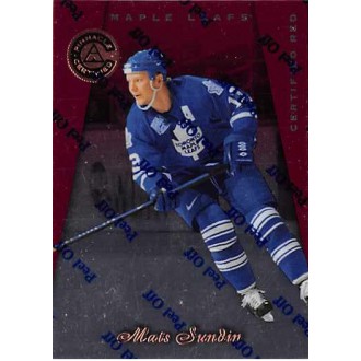 Paralelní karty - Sundin Mats - 1997-98 Pinnacle Certified Certified Red No.53