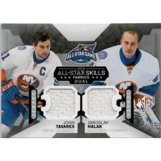 Jersey karty - Halák Jaroslav, Tavares John - 2015-16 SP Game Used All-Star Skills Dual Fabrics No.AS2-4