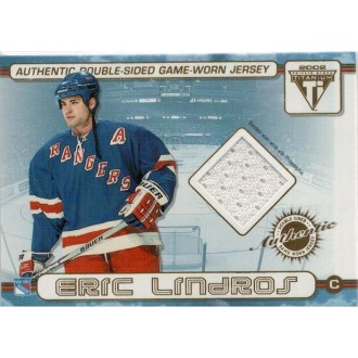 Jersey karty - Lindros Eric, Fleury Theoren - 2001-02 Titanium Double-Sided Jerseys No.25