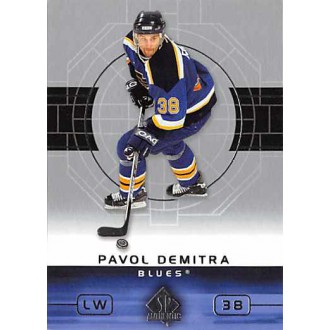Řadové karty - Demitra Pavol - 2002-03 SP Authentic No.78