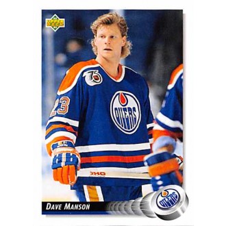 Řadové karty - Manson Dave - 1992-93 Upper Deck No.84