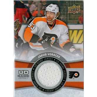 Jersey karty - Voráček Jakub - 2015-16 Upper Deck Game Jerseys No.GJ-JV