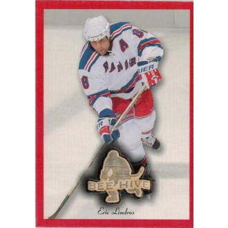 Exkluzivní karty - Lindros Eric - 2003-04 Beehive Sticks Red Border No.RE10
