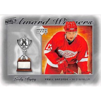 Insertní karty - Datsyuk Pavel - 2007-08 Upper Deck NHL Award Winners No.AW6