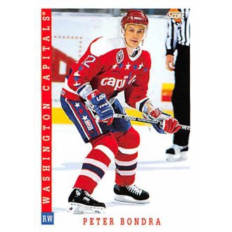 Řadové karty - Bondra Peter - 1993-94 Score No.344