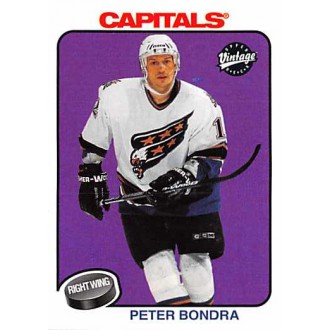 Řadové karty - Bondra Peter - 2001-02 Vintage No.255