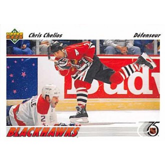 Řadové karty - Chelios Chris - 1991-92 Upper Deck French No.354