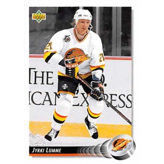 Řadové karty - Lumme Jyrki - 1992-93 Upper Deck No.137