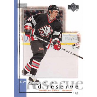 Řadové karty - Šatan Miroslav - 2000-01 UD Reserve No.11