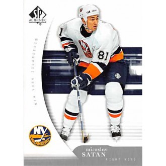 Řadové karty - Šatan Miroslav - 2005-06 SP Authentic No.61