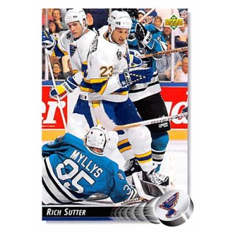 Řadové karty - Sutter Rich - 1992-93 Upper Deck No.143