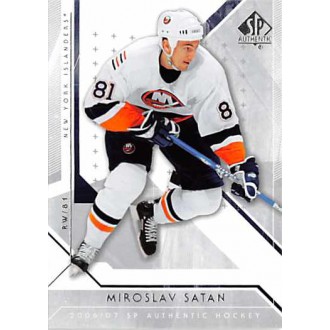 Řadové karty - Šatan Miroslav - 2006-07 SP Authentic No.40