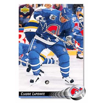 Řadové karty - Lapointe Claude - 1992-93 Upper Deck No.147