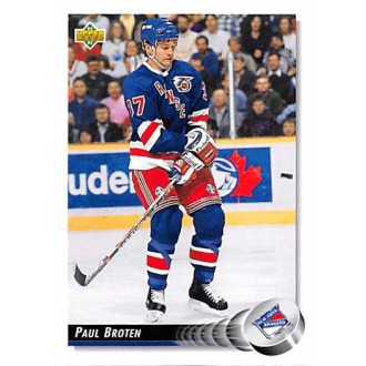 Řadové karty - Broten Paul - 1992-93 Upper Deck No.148