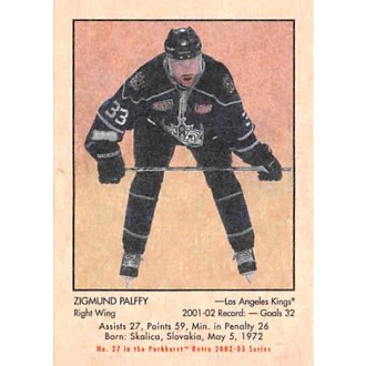 Řadové karty - Pálffy Žigmund - 2002-03 Parkhurst Retro No.27