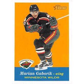 Řadové karty - Gáborík Marian - 2001-02 Topps Heritage No.29