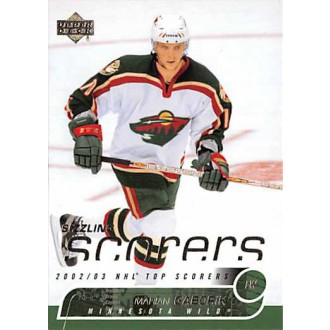 Insertní karty - Gáborík Marian - 2002-03 Upper Deck Sizzling Scorers No.SS9