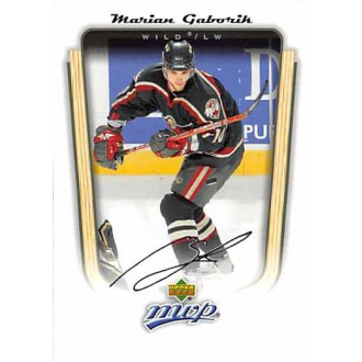 Řadové karty - Gáborík Marian - 2005-06 MVP No.190
