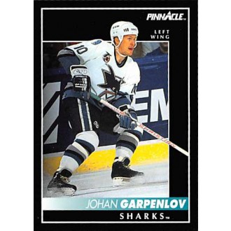 Řadové karty - Garpenlov Johan - 1992-93 Pinnacle No.122