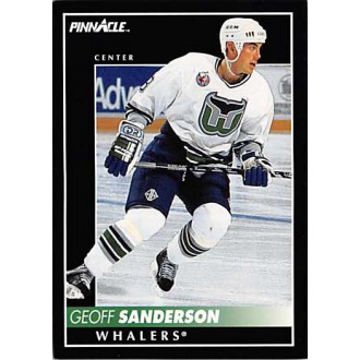 Řadové karty - Sanderson Geoff - 1992-93 Pinnacle No.307
