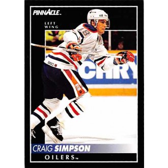 Řadové karty - Simpson Craig - 1992-93 Pinnacle No.321