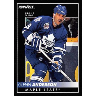 Řadové karty - Anderson Glenn - 1992-93 Pinnacle No.355