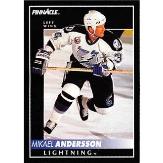 Řadové karty - Andersson Mikael - 1992-93 Pinnacle No.384