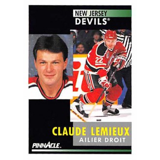 Řadové karty - Lemieux Claude - 1991-92 Pinnacle French No.70