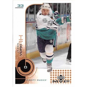 Řadové karty - York Jason - 2002-03 MVP No.5