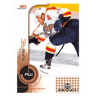 Řadové karty - Bure Valeri - 2002-03 MVP No.81