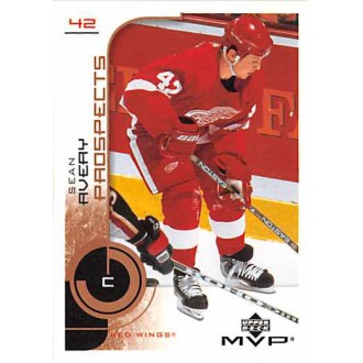 Řadové karty - Avery Sean - 2002-03 MVP No.201