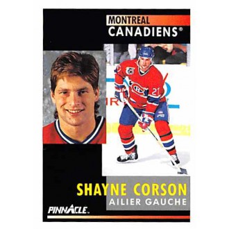 Řadové karty - Corson Shayne - 1991-92 Pinnacle French No.102