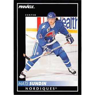 Řadové karty - Sundin Mats - 1992-93 Pinnacle No.90