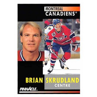 Řadové karty - Skrudland Brian - 1991-92 Pinnacle French No.160