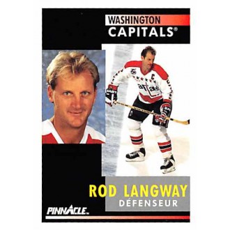 Řadové karty - Langway Rod - 1991-92 Pinnacle French No.195